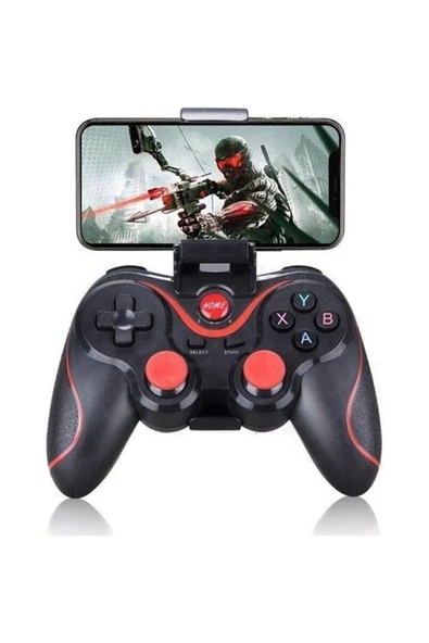 ULTRATEKNO T3 Wireless Kablosuz Oyun Kolu Bluetooth Joystick Gamepad Tv Box Android Tv Uyumlu ürün görseli 1