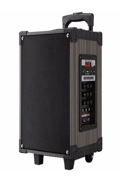 ULTRATEKNO LT-908 Süper Bass Şarjlı Mikrofonlu Hoparlör Karaoke Sistemi 80 Watt Taşınabilir Parti Box ürün görseli 1