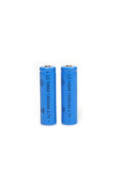 ULTRATEKNO 1300 Mah 3.7 V Şarj Edilebilir Kalem Pil Lc 14500 Şarj Edilebilen Kalem Pil 2'li ürün görseli 1