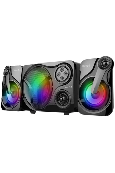 Music D.J Sp60 2+1 Usb Sd Fm Karaoke Ve Bluetooth Ses Sistemi 12w ürün görseli 1