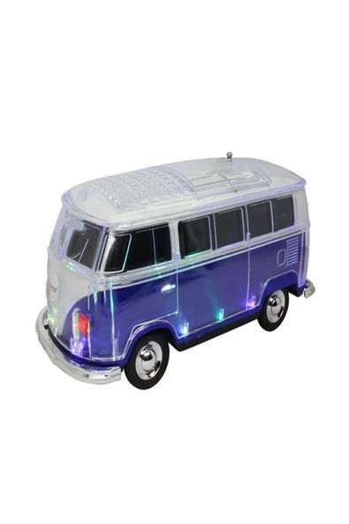 ULTRATEKNO WS-267BT 1967 Model T1 Vosvos Minibüs Bluetooth Hoparlör Fm Radyo USB Tf Aux Destekli Speaker ürün görseli 1