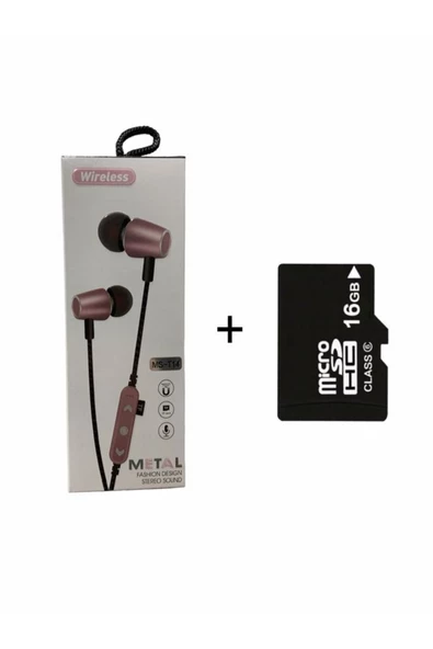 Platoon 16 Gb Hafıza Kartı Hediyeli Bluetooth Kulaklık Mp3 Player Müzik Çalar Kulaklık ürün görseli 1