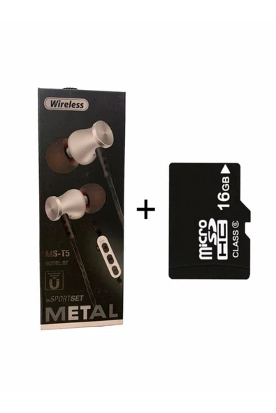 Platoon 16 Gb Hafıza Kartı Hediyeli Bluetooth Kulaklık Mp3 Çalar ürün görseli 1