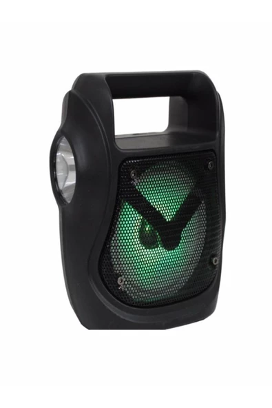 ULTRATEKNO Işıklı 4" Taşınabilir 5w Bluetooth Hoparlör El Fenerli Fm Radyo Usb/tf/aux Destekli Extra Bass ürün görseli 1