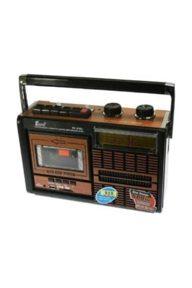 TePe Fp-319u Usb Sd Kart Fm Retro Radyo Kaset Çalar ürün görseli 1