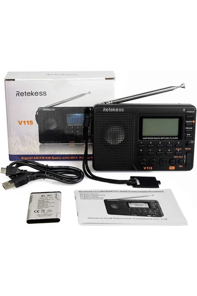 retekess V115 Dijital Radyo - Resim 5
