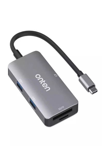 ULTRATEKNO OTN-91182 Type C Girişli USB-C Çoklu Kart Okuyucu MacBook Tablet PC Uyumlu Card Reader ürün görseli 1