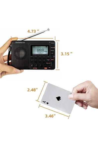 retekess V115 Dijital Radyo ürün görseli 1