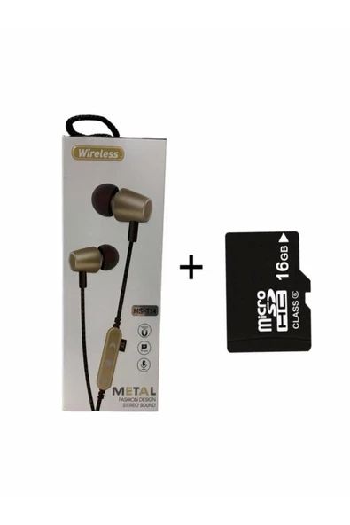Platoon 16 Gb Hafıza Kartı Hediyeli Bluetooth Kulaklık Mp3 Player Müzik Çalar Kulaklık ürün görseli 1