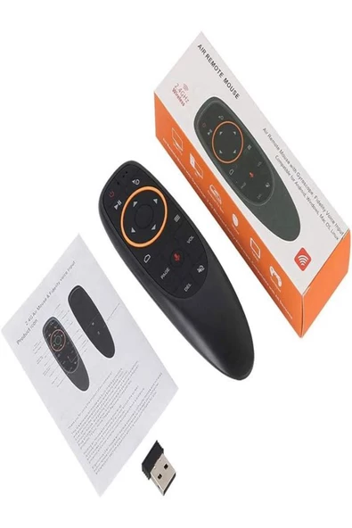 ULTRATEKNO Sesli kumanda Air-Mouse 2.4G kablosuz ses hava faresi klavye uzaktan kumanda TV Box PC için ürün görseli 1