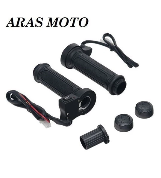 Motosiklet Ve Atv Elcik Isıtma 2 Kademeli Hot Grip Marka İyi Kalite  Supermoto ürün görseli 1