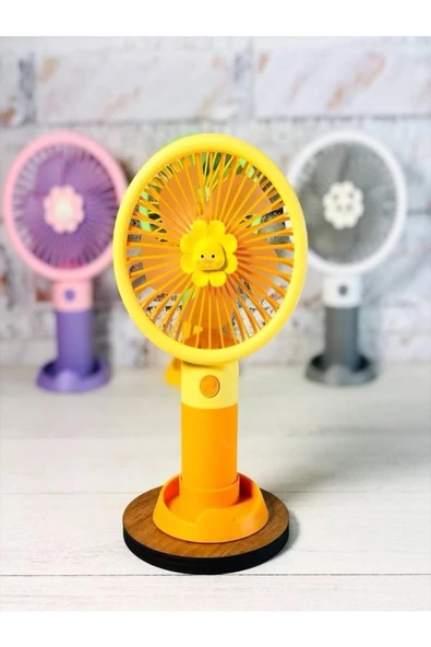 ULTRATEKNO Mini Fan Masaüstü Taşınabilir Telefon Stantlı Vantilatör 2si 1 Arada Taşınabilir Masaüstü Fan ürün görseli 1