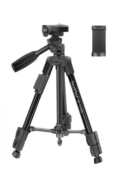 ULTRATEKNO NP-3180S 129 Cm Tripod Bluetooth Kumandalı Profesyonel Telefon Kamera Tutucu Profesyonel Tripod ürün görseli 1