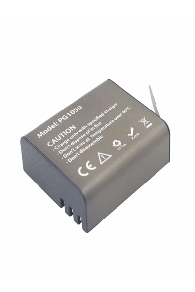 ULTRATEKNO Eken H9r H9 W9 Yedek Batarya Pg1050 1050 Mah 3.885wh Pil ürün görseli 1