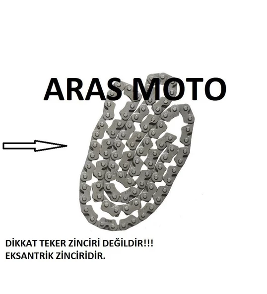 Bajaj Pulsar Ns 200-Rs 200 Egsantrik Zinciri Oem.Tüm Yıllara Uyumlu Supermoto ürün görseli 1