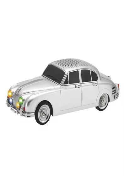ULTRATEKNO WS-596BT 1967 Model Jaguar Mark 2 10W Bluetooth Hoparlör Fm Radyo USB Tf Aux Destekli Speaker ürün görseli 1