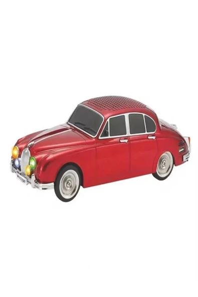 ULTRATEKNO WS-596BT 1967 Model Jaguar Mark 2 10W Bluetooth Hoparlör Fm Radyo USB Tf Aux Destekli Speaker ürün görseli 1