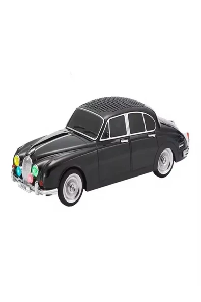 ULTRATEKNO WS-596BT 1967 Model Jaguar Mark 2 10W Bluetooth Hoparlör Fm Radyo USB Tf Aux Destekli Speaker ürün görseli 1