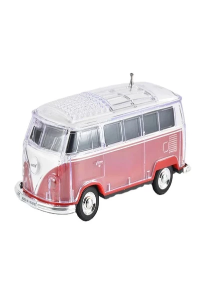 ULTRATEKNO WS-267BT 1967 Model T1 Vosvos Minibüs Bluetooth Hoparlör Fm Radyo USB Tf Aux Destekli Speaker ürün görseli 1
