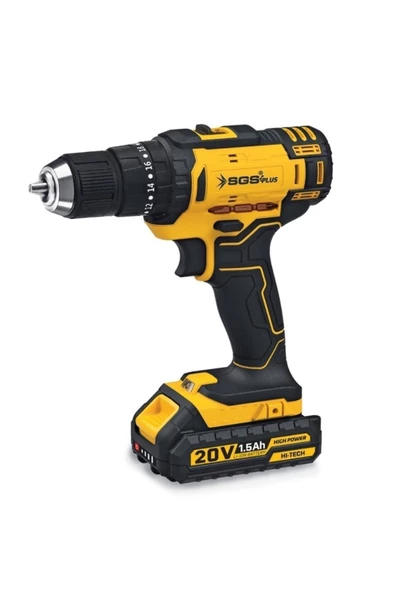 Sgs 5248 20 V 1.5 Ah Akülü Darbeli Matkap ÇİFT BATARYALI ürün görseli 1