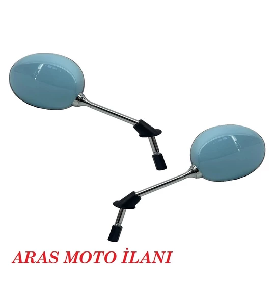 Araro Cappucino 125 Cc - 50 Cc Ayna Takımı Turkuaz Renk  Supermoto ürün görseli 1