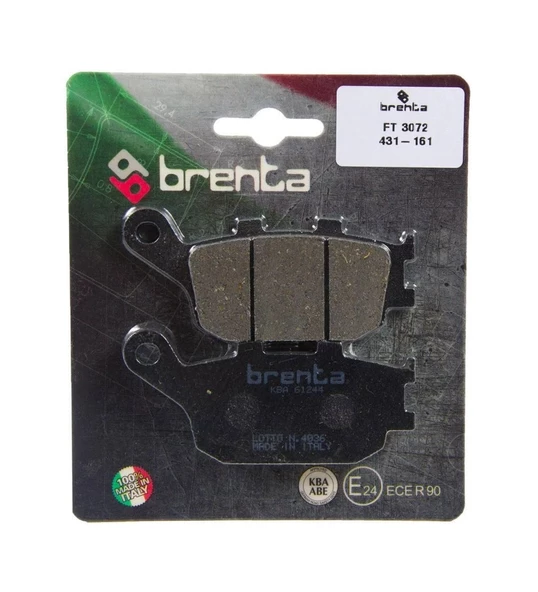 Brenta Organik Fren Balata Ft 3072 Arka Honda Nc700 Nc750 S X 12-13 Cb Cbr Cbf 600 Dl 650 1000 V-Strom Mt-07 Mt-09 ürün görseli 1