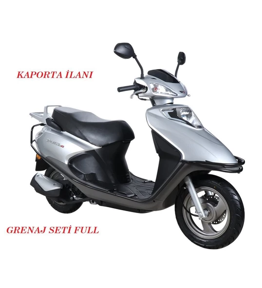 Rks Spontini 110 Grenaj Seti Kaporta Seti Gri  Supermoto ürün görseli 1