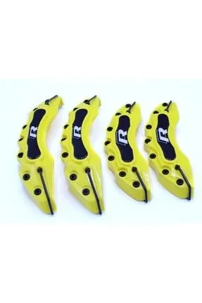VW POLO 6J UYUMLU SARI R LOGOLU KALİPER KAPAĞI ürün görseli 1