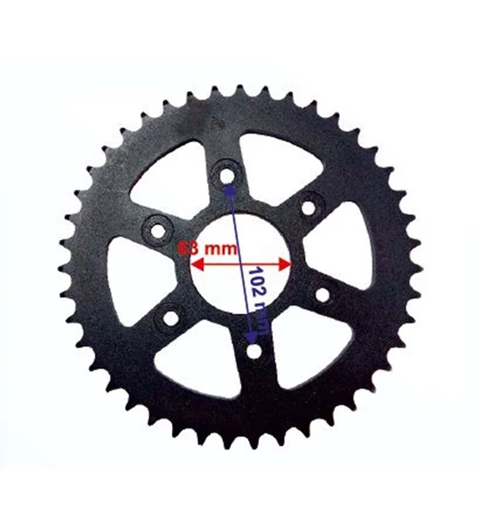 Bajaj Dominar Arka Dişli 400 Ktm 200 Duke 390 2015 2020 Supermoto ürün görseli 1