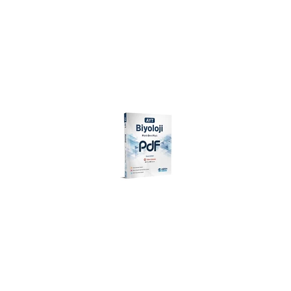 Eğitim Vadisi Yayınları AYT PDF Biyoloji ürün görseli 1