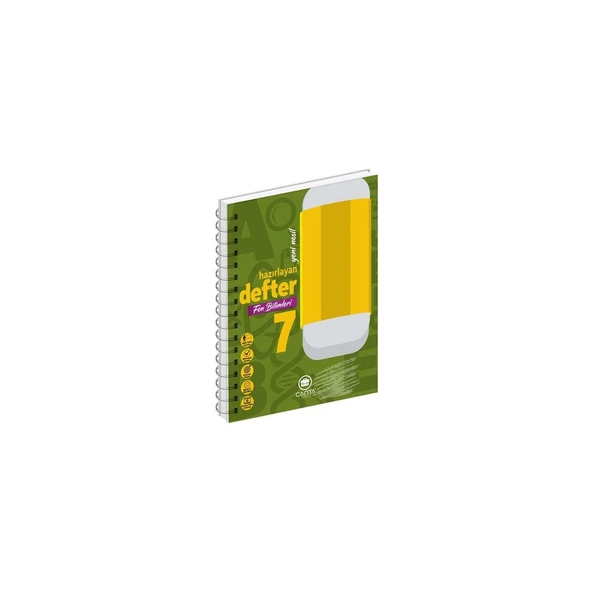 Çanta Yayınları 7.Sınıf Fen Bilimleri Okula Yardımcı Hazırlayan Defter ürün görseli 1