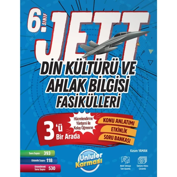 Ünlüler Karması 6. Sınıf Jett Din Kültürü ve Ahlak Bilgisi Fasikülleri ürün görseli 1