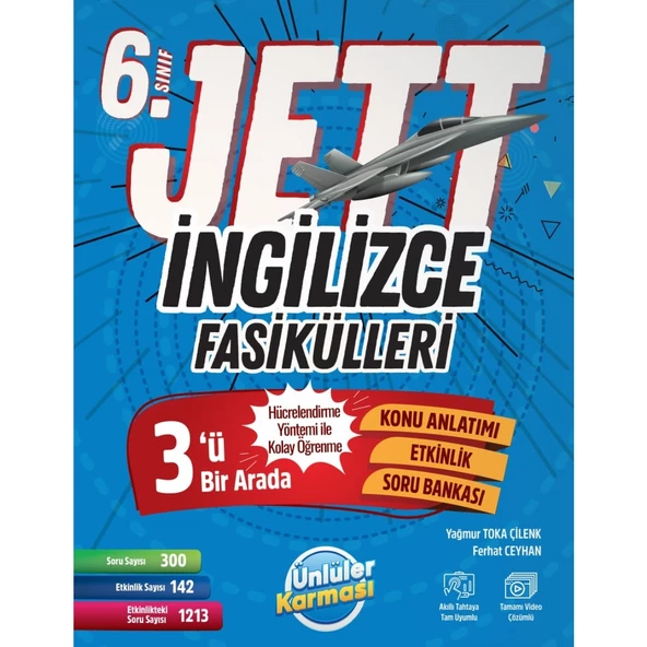 Ünlüler Karması 6. Sınıf Jett İngilizce Fasikülleri ürün görseli 1