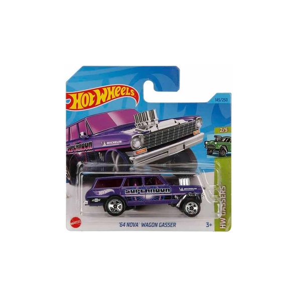 Hot Wheels Tekli Araba – Hw Gassers 64 Nova Wagon Gasser ürün görseli 1