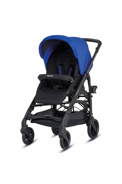 Inglesina Trilogy Tek El Tek Hamle ile Katlanıp Açılan Çift Yön Bebek Arabası - Splash Blue ürün görseli 1