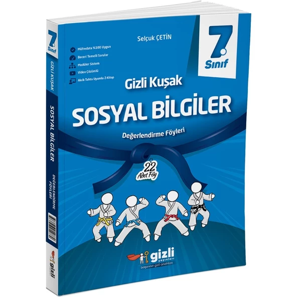 Gizli Yayınları 2025 7. Sınıf Sosyal Bilgiler Değerlendirme Föyleri Gizli Kuşak Serisi ürün görseli 1