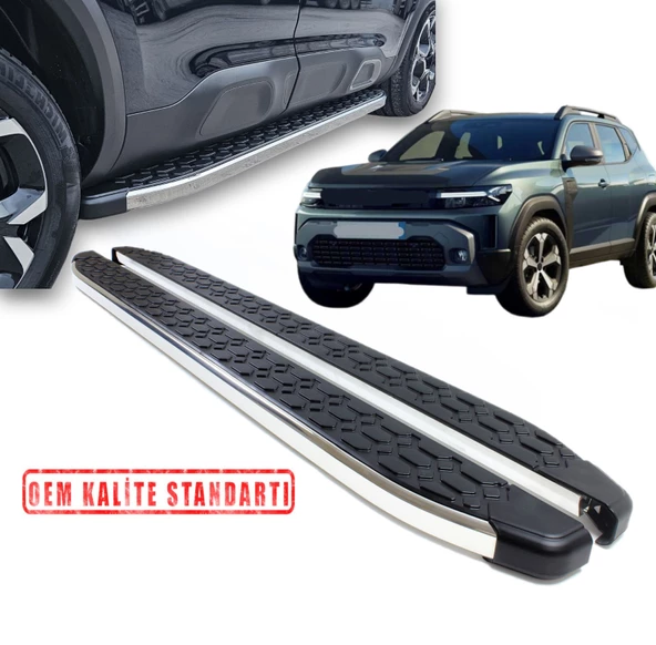 RENAULT DUSTER 2024 2025 ARACA ÖZEL BLACKLİNE YAN BASAMAKLIK ürün görseli 1