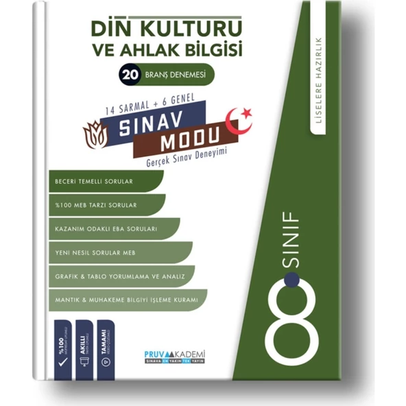 Pruva Akademi 8. Sınıf Din Kültürü Deneme ürün görseli 1