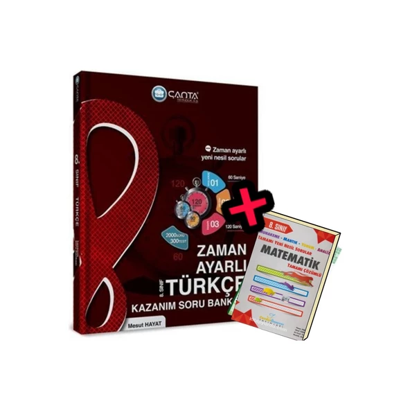 Çanta Yayınları 8.Sınıf Türkçe Kazanım Soru Bankası ürün görseli 1