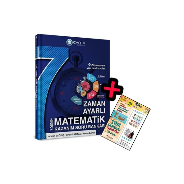 Çanta Yayınları 7. Sınıf Matematik Etkinlikli Kazanım Soru Bankası ürün görseli 1