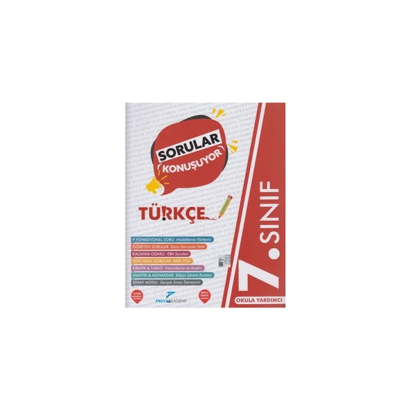 Pruva Akademi 7. Sınıf Türkçe Sorular Konuşuyor ürün görseli 1