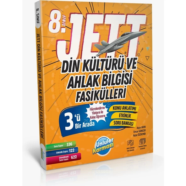 Ünlüler Karması 8. Sınıf LGS Jett Din Kültürü ve Ahlak Bilgisi Fasikülleri ürün görseli 1