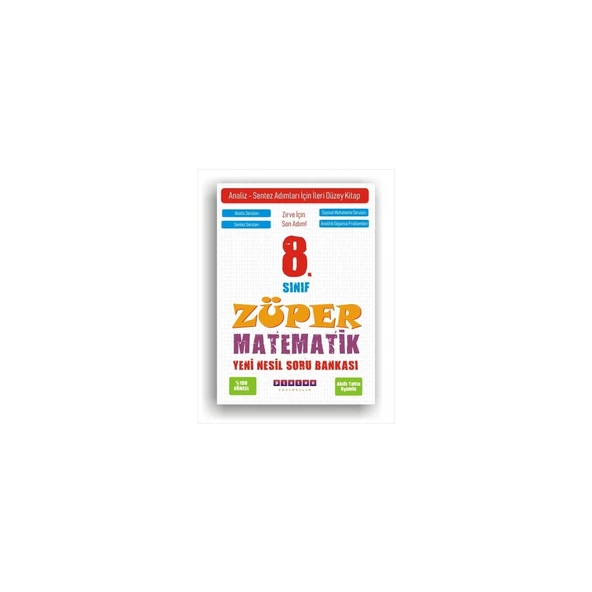 Platon 8.Sınıf Züper Matematik Soru Bankası ürün görseli 1