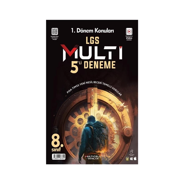 Multicell Yayınları Multicell Yayınları 8.sınıf LGS Multi 5li Deneme 1.dönem Konuları ürün görseli 1