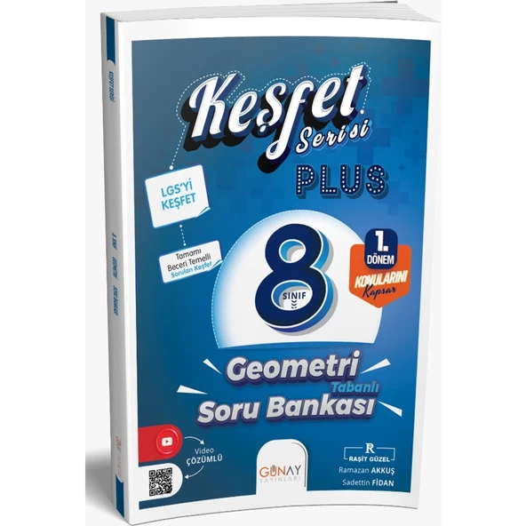Günay Yayınları Geometri Soru Bankası 8. sınıf ürün görseli 1