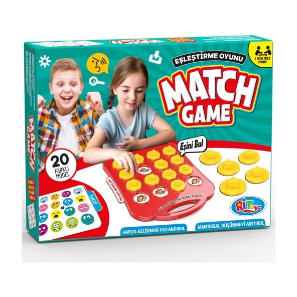 Ritoys Match Game Pair Game (Eşini Bul) - Hafıza Oyunu ürün görseli 1