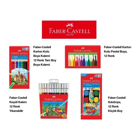 EKS Ticaret Faber Castell Faber-Castell Boyama Set ürün görseli 1