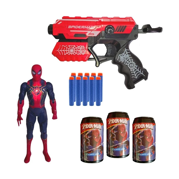 Prestij Oyuncak Prestij Bvm Oyuncak Hedefli Soft Mermili Spiderman Figürlü Dart Atan FAB.9520 ürün görseli 1