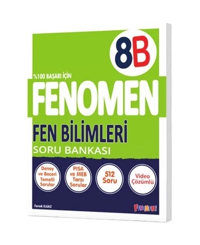 Fenomen Okul Yayınları Lgs 8. Sınıf Fen Bilimleri B Soru Bankası ürün görseli 1