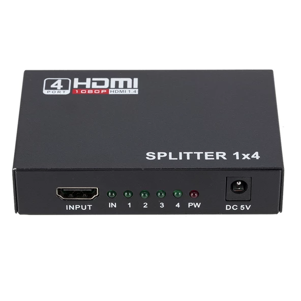 Powermaster 4 Port 4K-2K 1080P HDMI Splitter Dağıtıcı ürün görseli 1
